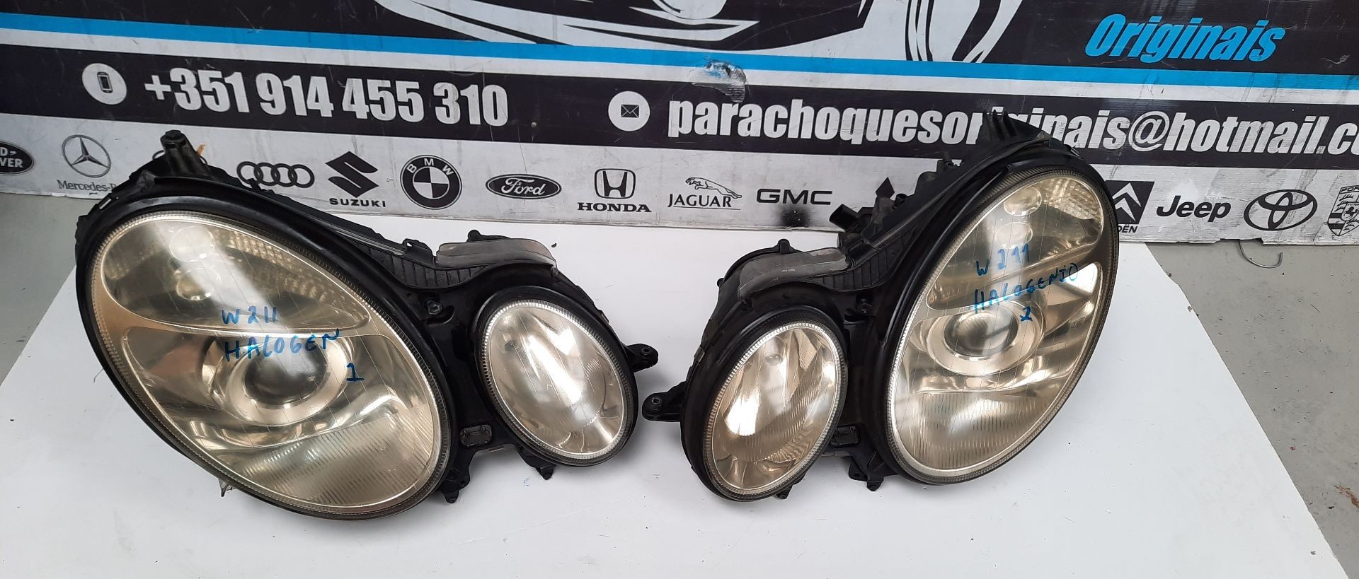 Peças - Oticas Farois Mercedes W211 Halagenio