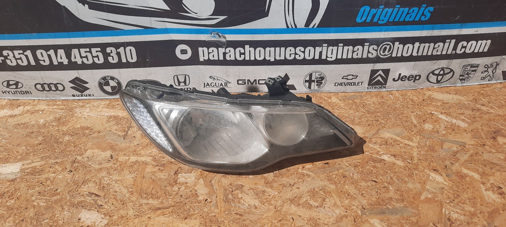 Peças - Farol Otica Honda Civic Hybrid 06-08