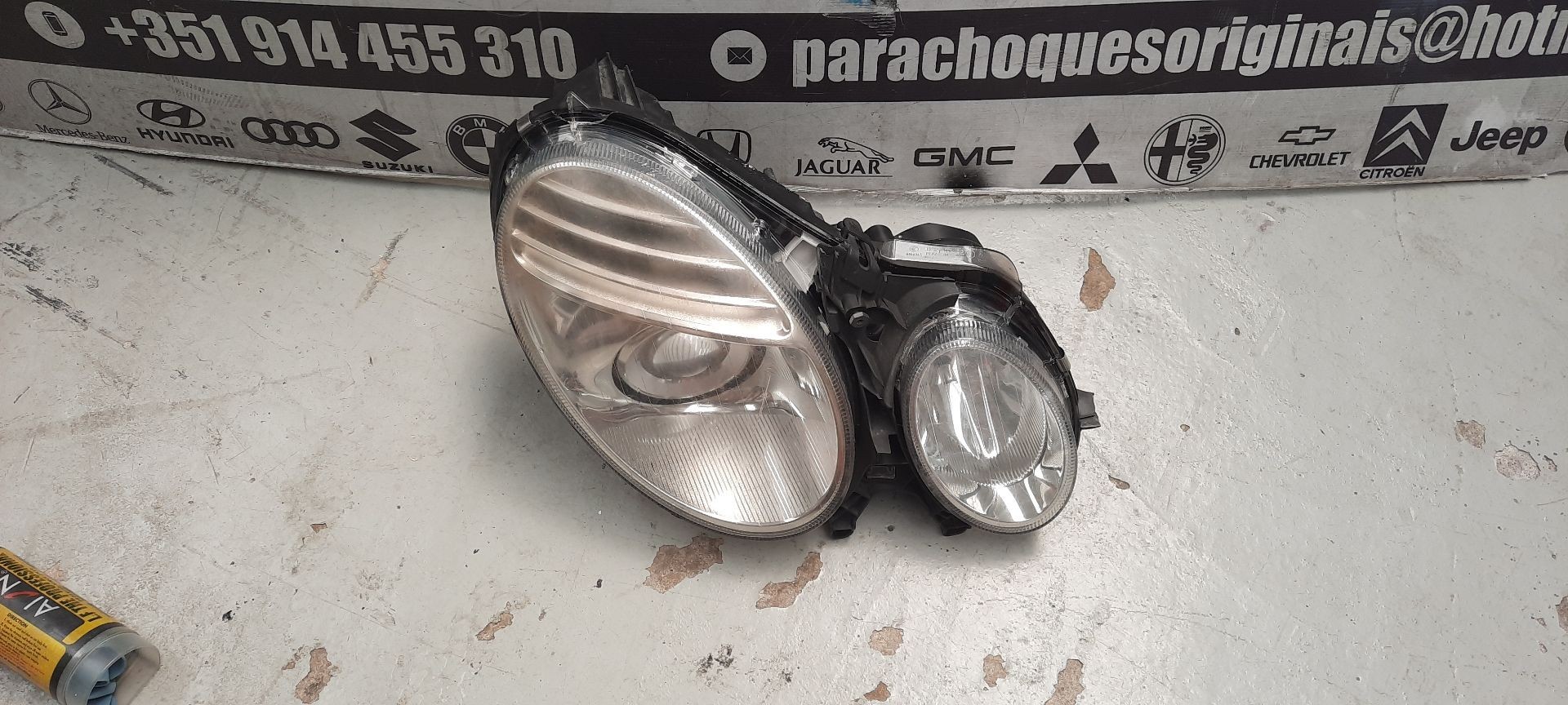 Peças - Otica Farol Mercedes Class E W211 Xenon 06-09